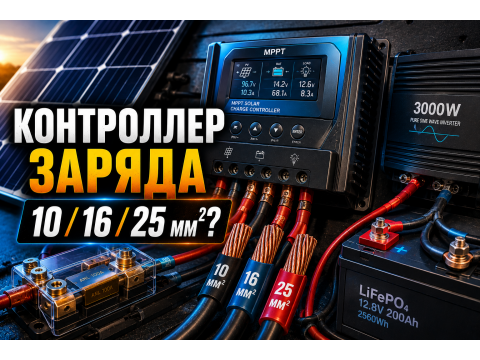 Провод для контроллера заряда солнечных панелей