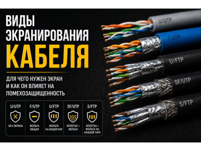 Виды экранирования кабеля: для чего нужен экран и как он влияет на помехозащищенность